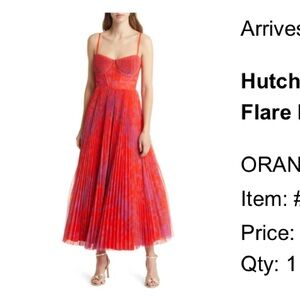 Hutch Amara Floral Bustier Flare Dress